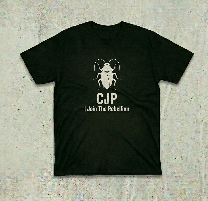CJP Crew Neck Rebellion Official T-Shirt Original