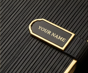 Personalized Textured Journal & Walnut Power Bank Gift Set By Craft Vega