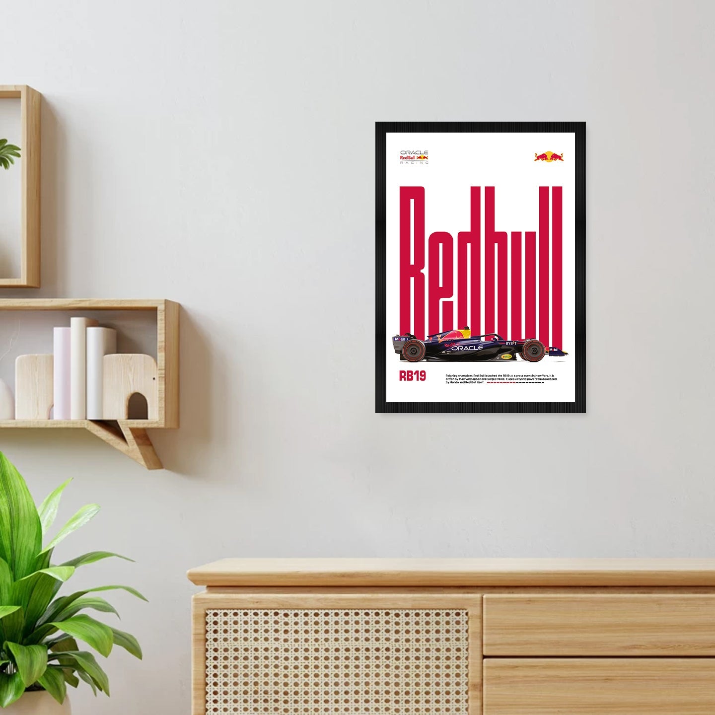 Raacing Car A4 Framed Poster By Craft Vega