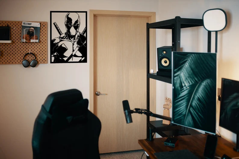Deadpool Mdf Wood Wall Art Marvel Superhero Room Decor By Craft Vega