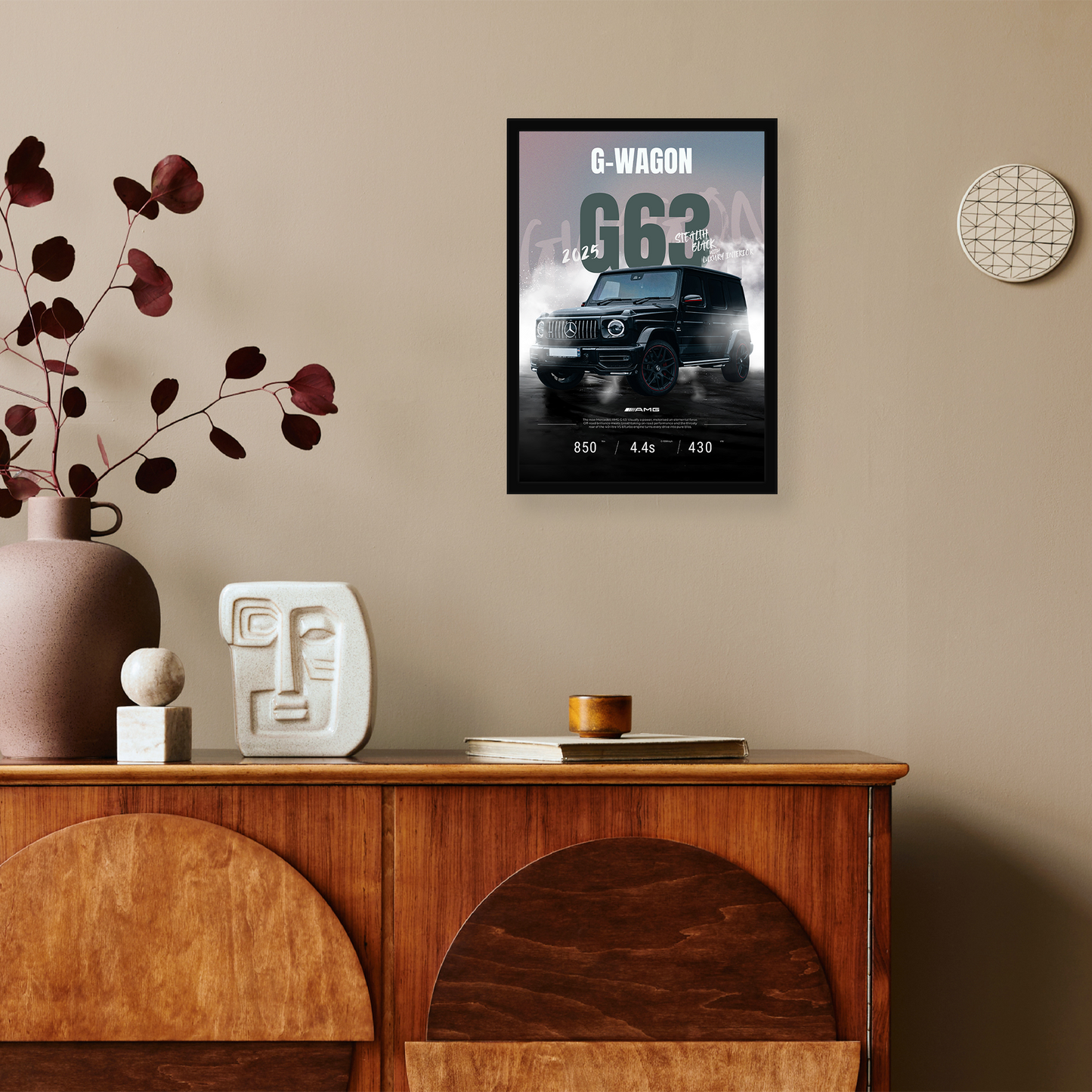 German Car A4 Framed Poster By Craft Vega