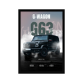 G Wagon A4 Framed Poster By Craft Vega