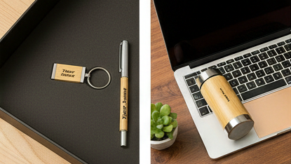 Bamboo Personalized Eco-Luxury Executive Set By Craft Vega