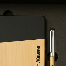 Bamboo Personalized Eco-Luxury Executive Set By Craft Vega