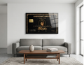 Personalised - Scarface Card Metal Poster By Craft Vega Gold Edition