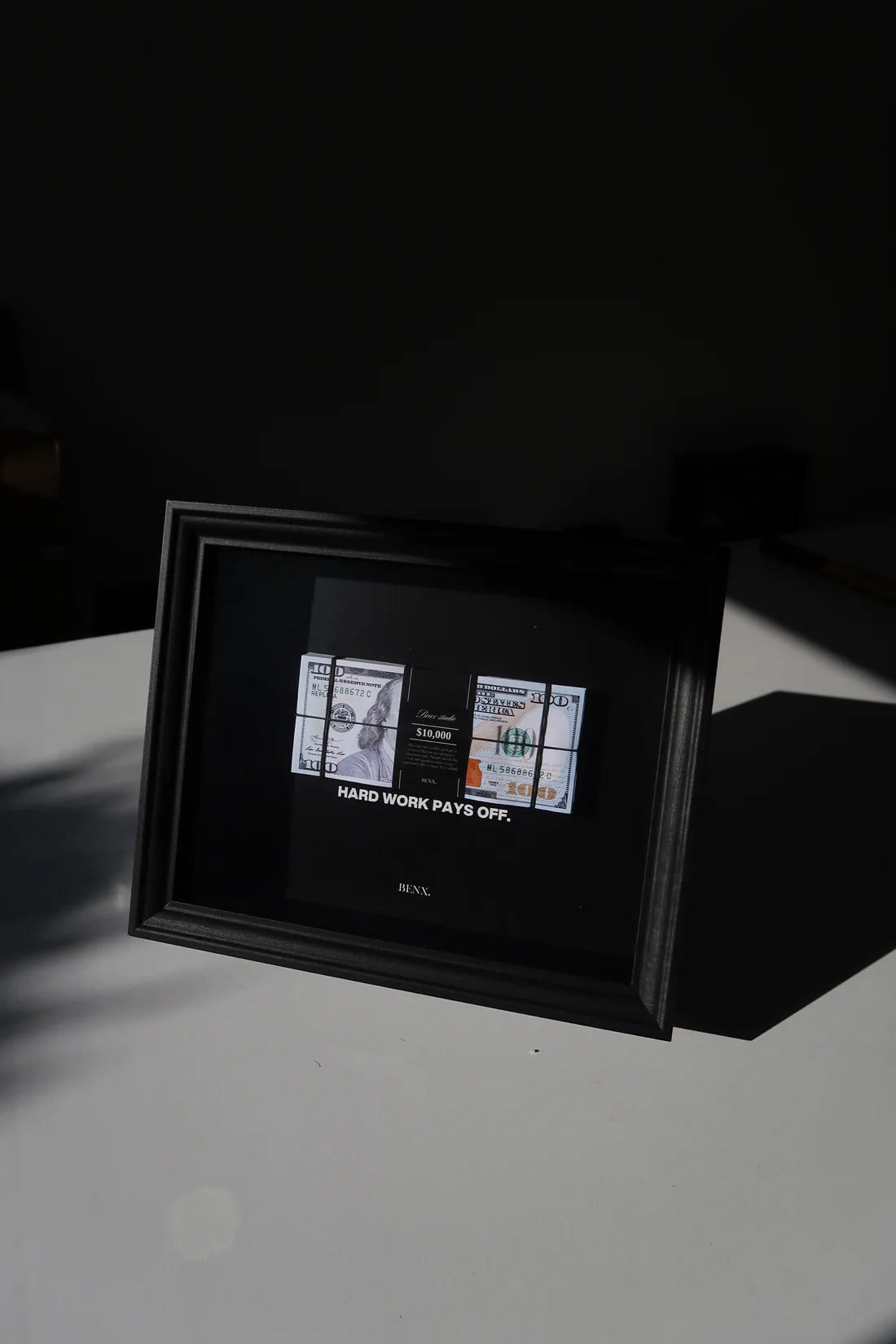 HARD WORK PAYS OFF FRAME BY CRAFT VEGA