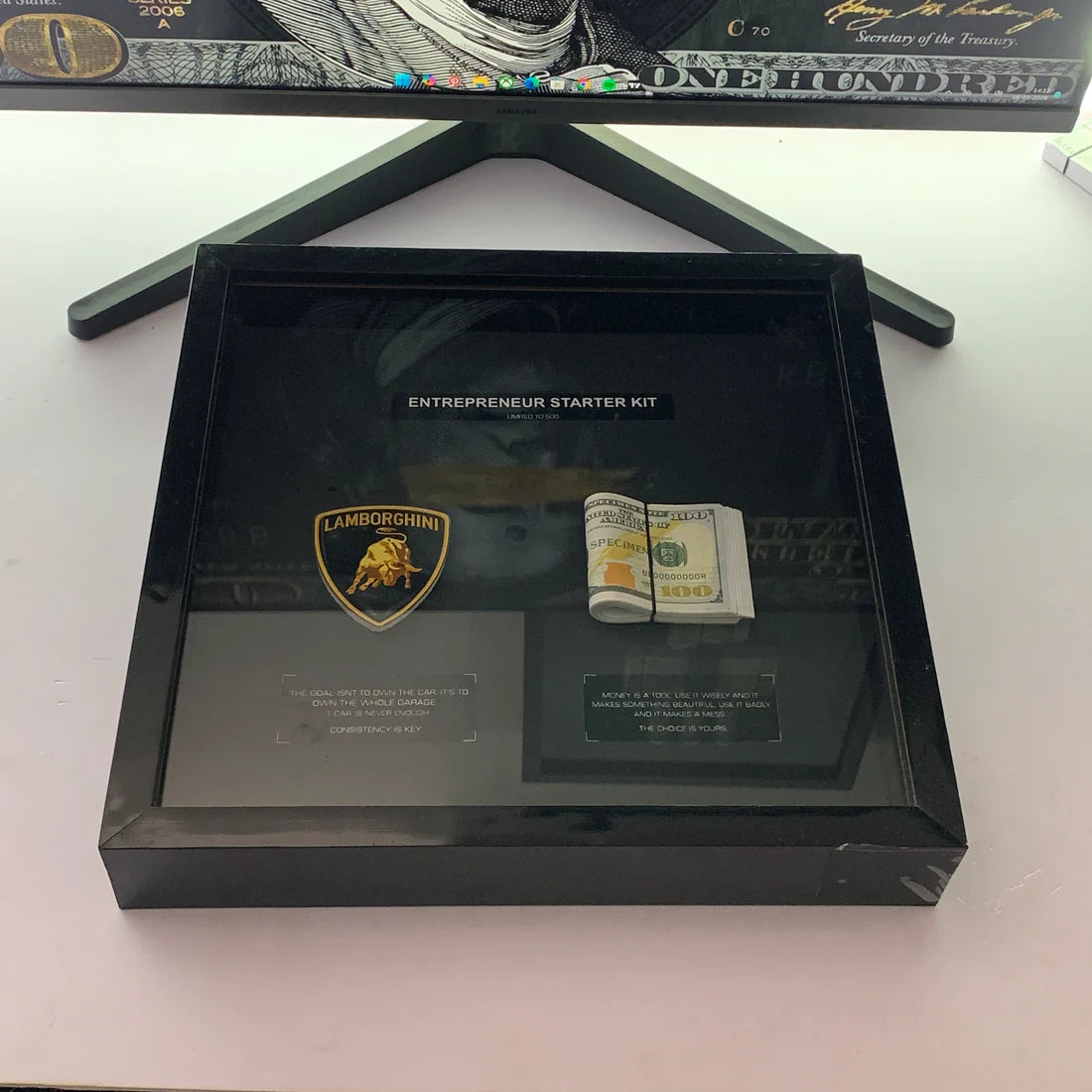 Luxury Car Motivation Frame by Craft Vega