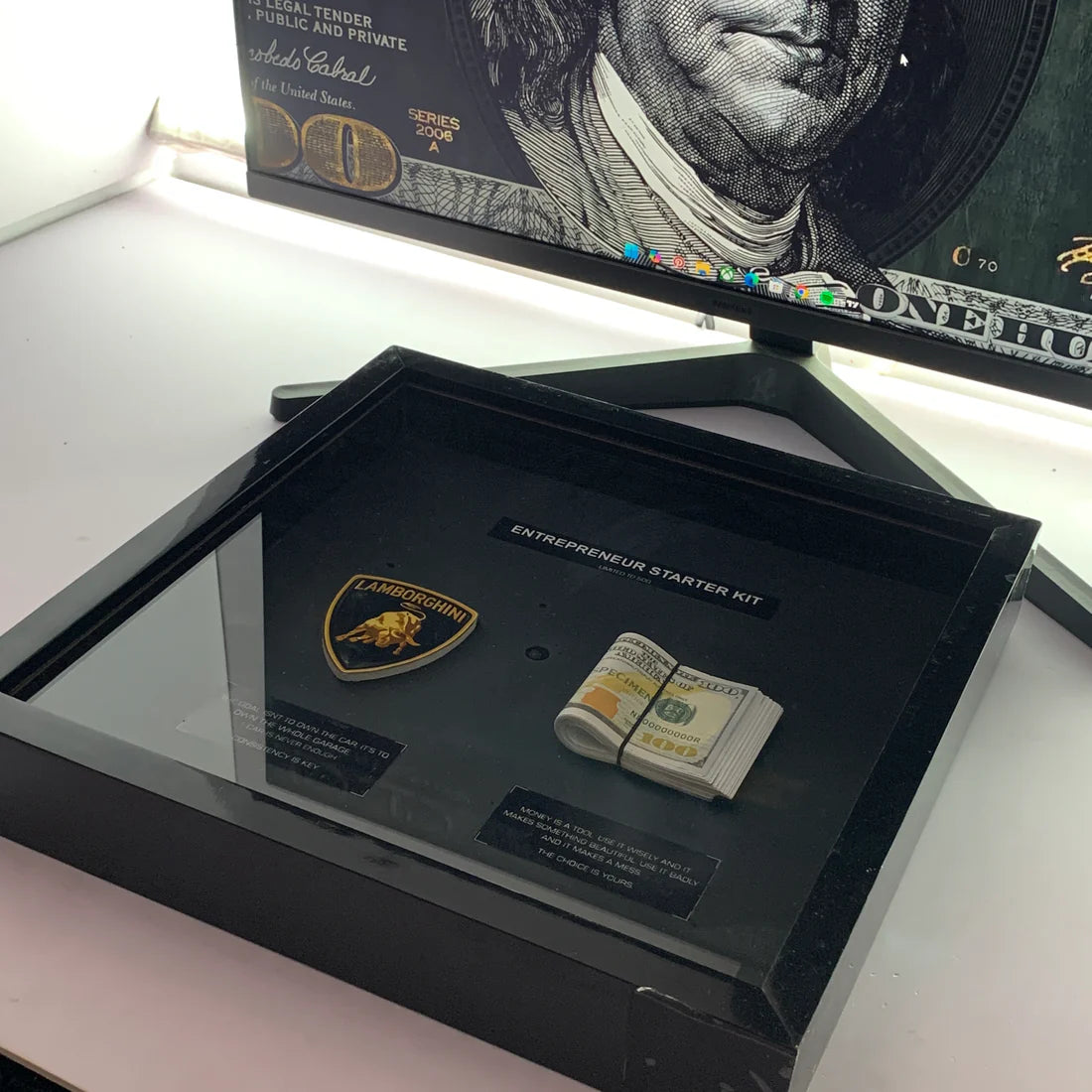 Luxury Car Motivation Frame by Craft Vega