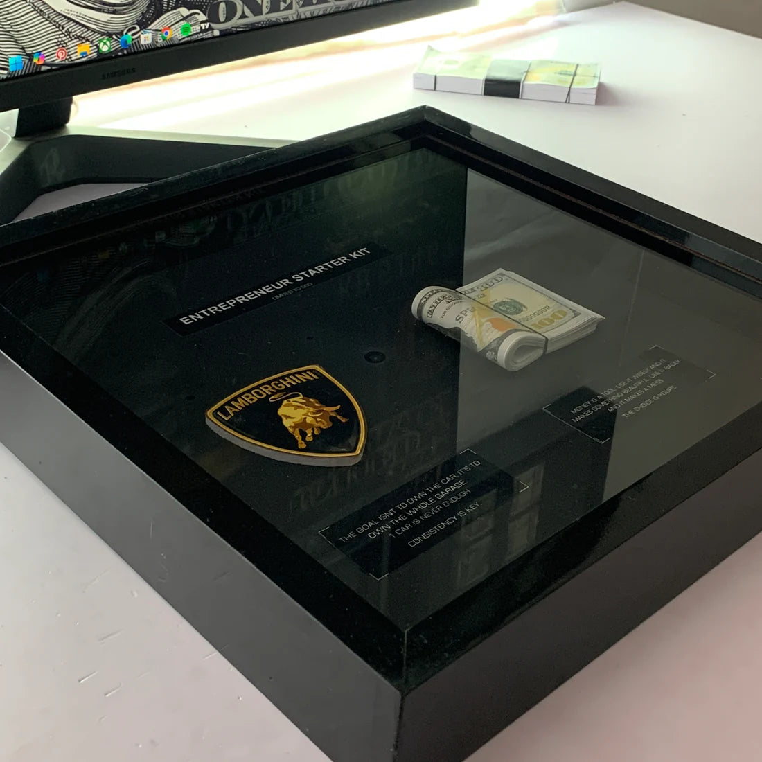 Luxury Car Motivation Frame by Craft Vega