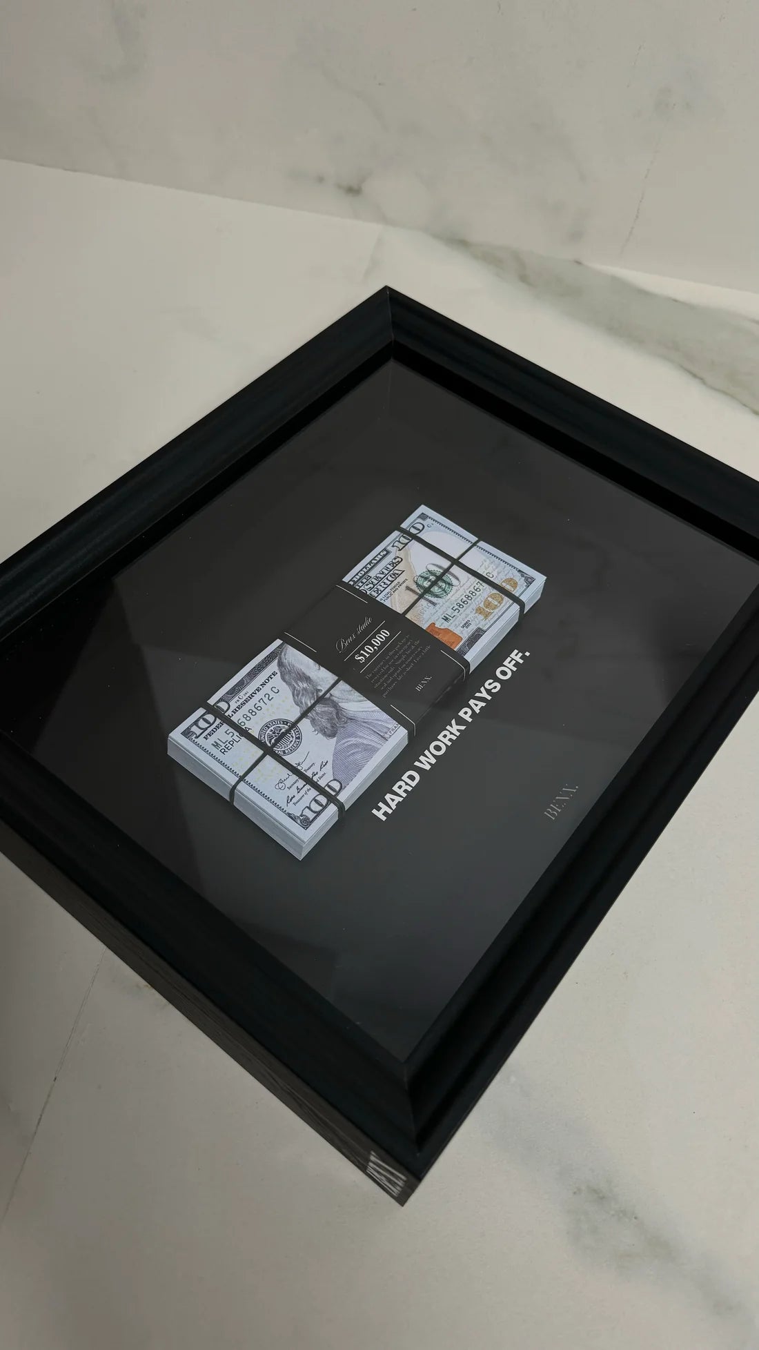 HARD WORK PAYS OFF FRAME BY CRAFT VEGA