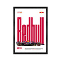 Raacing Car A4 Framed Poster By Craft Vega