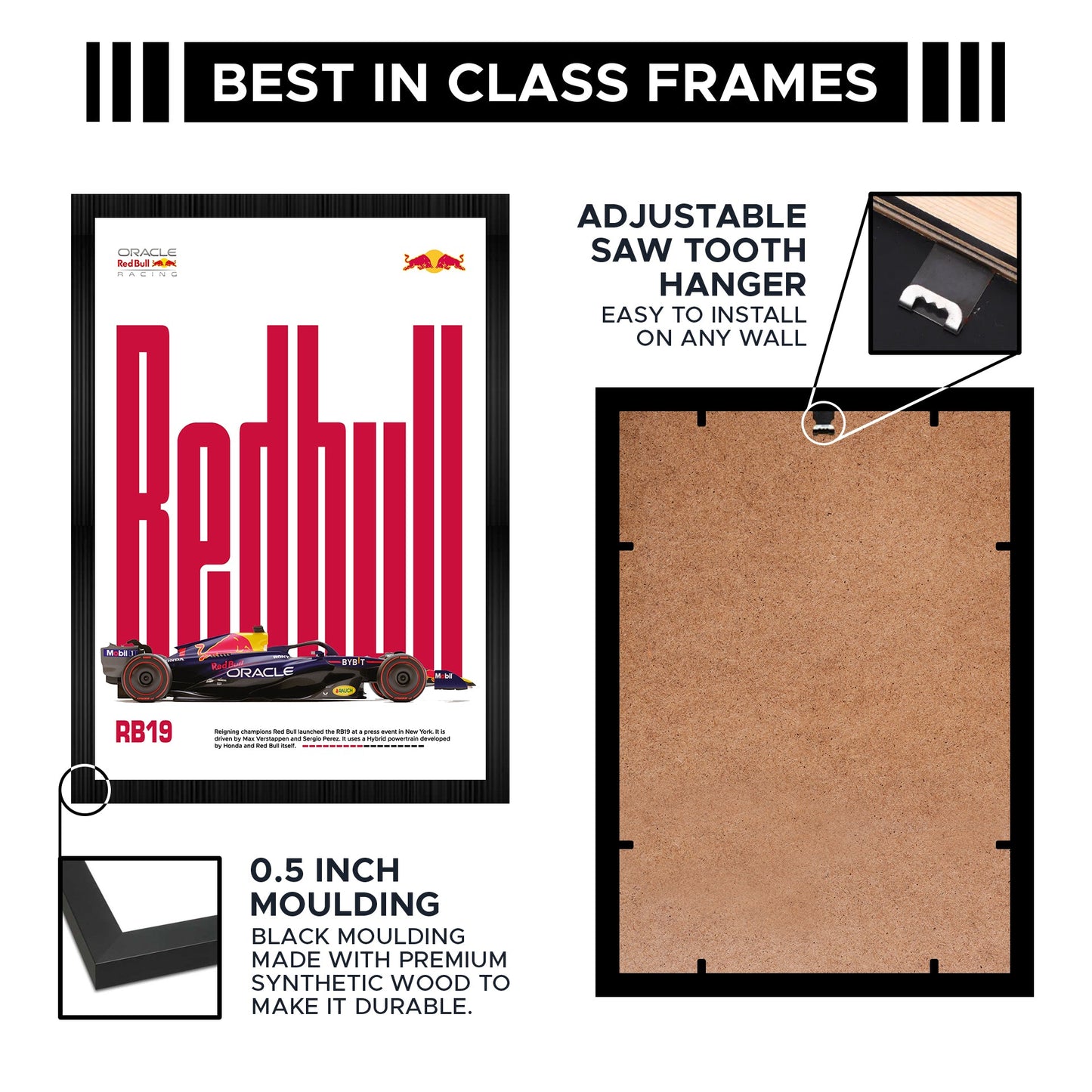 Raacing Car A4 Framed Poster By Craft Vega