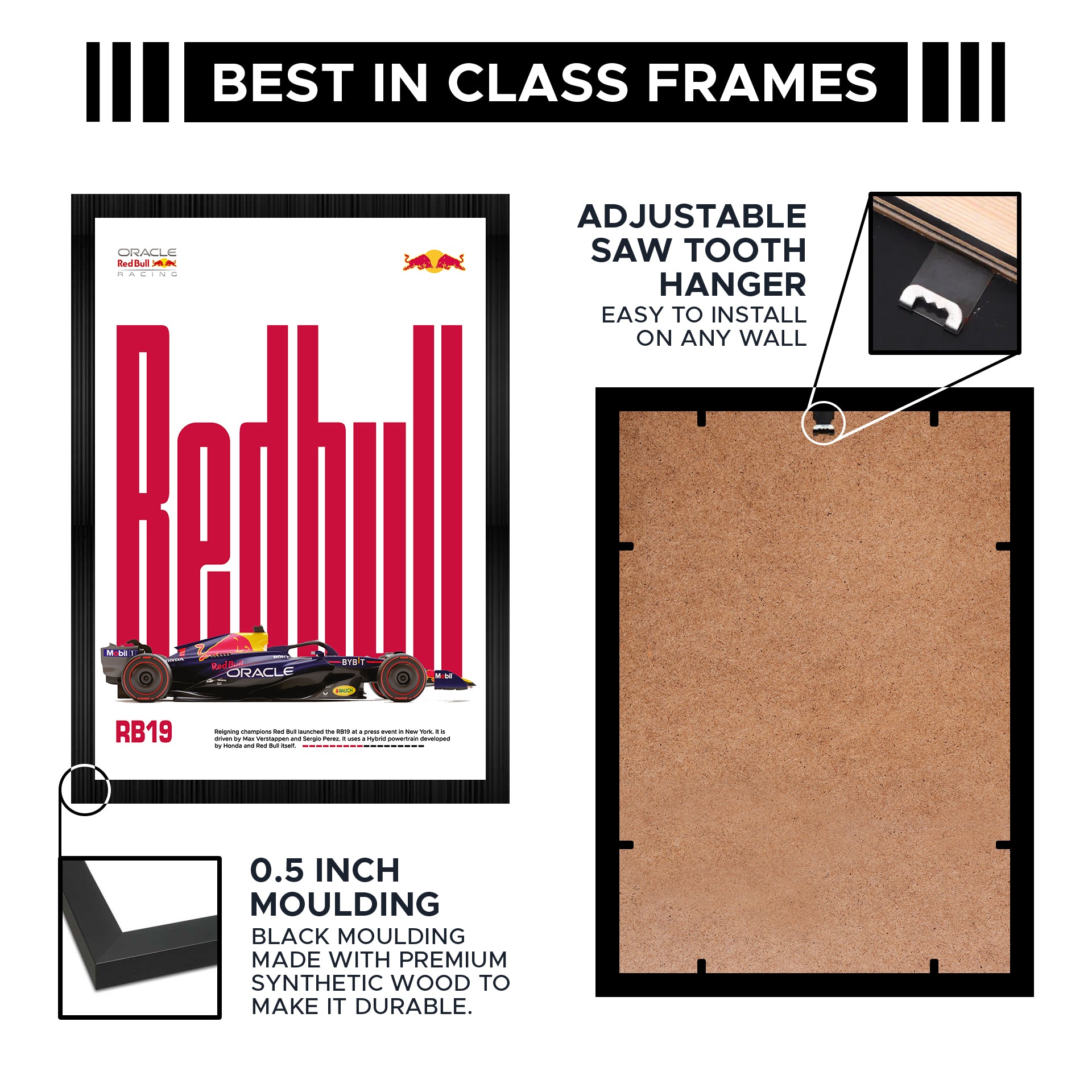 Raacing Car A4 Framed Poster By Craft Vega