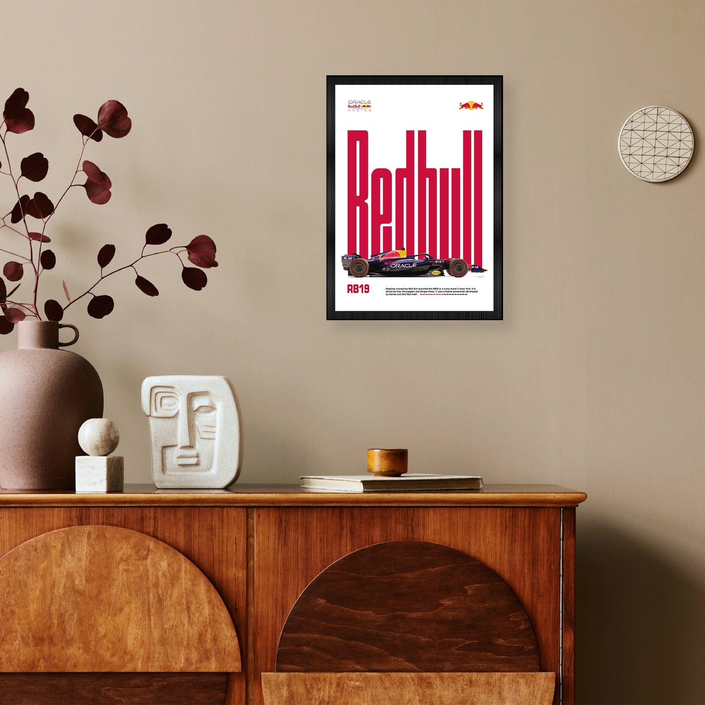 Raacing Car A4 Framed Poster By Craft Vega