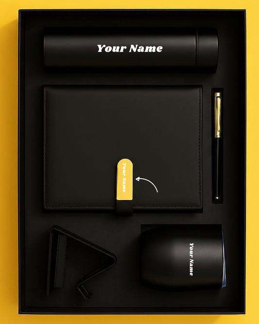 The Executive Legacy Suite Personalized Matte Black Luxury Gift Set By Craft Vega