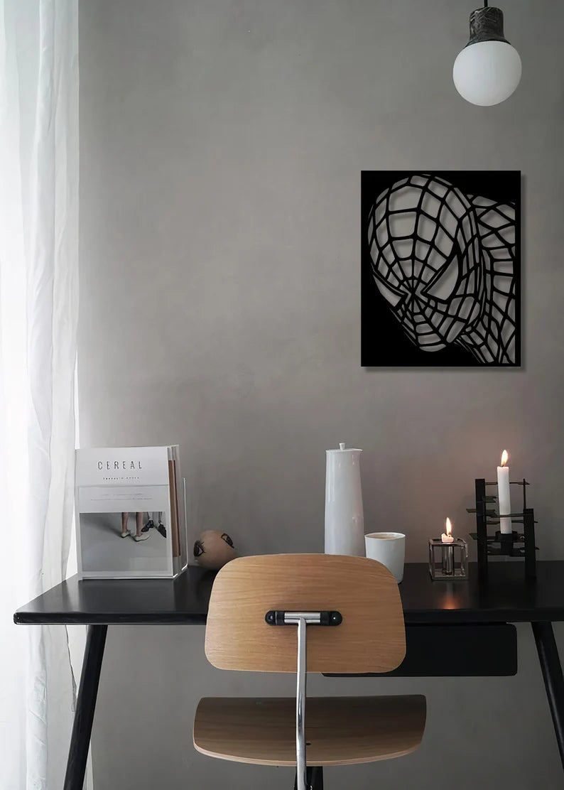 Premium Spider-Man Wooden Wall Art Marvel Room Decor By Craft Vega
