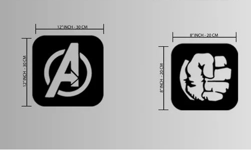 Marvel Superhero Cutout Decor - Set of 6 Wall Art By Craft Vega