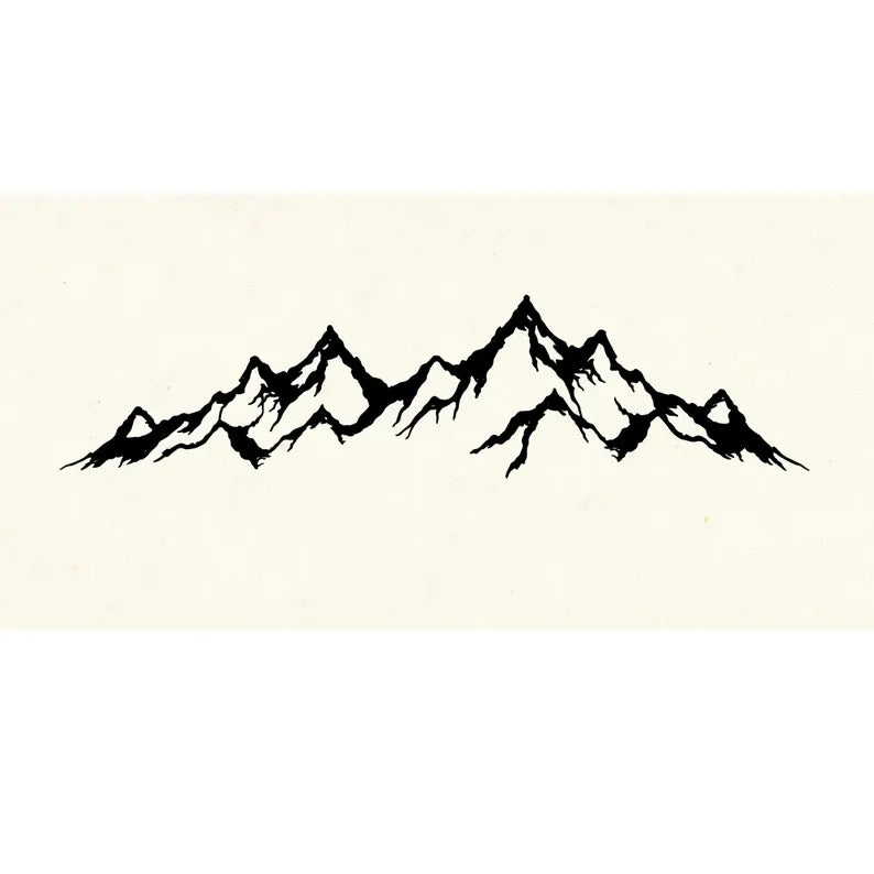 Abstract Mountain Wood Art Living Room Decor By Craft Vega