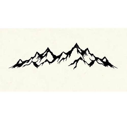 Abstract Mountain Wood Art Living Room Decor By Craft Vega