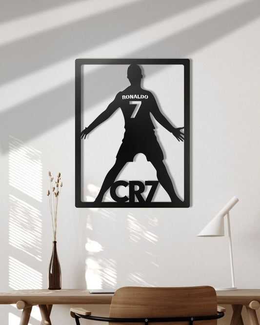 Cristiano Ronaldo CR7 Laser Cut Wall Art Frame By Craft Vega